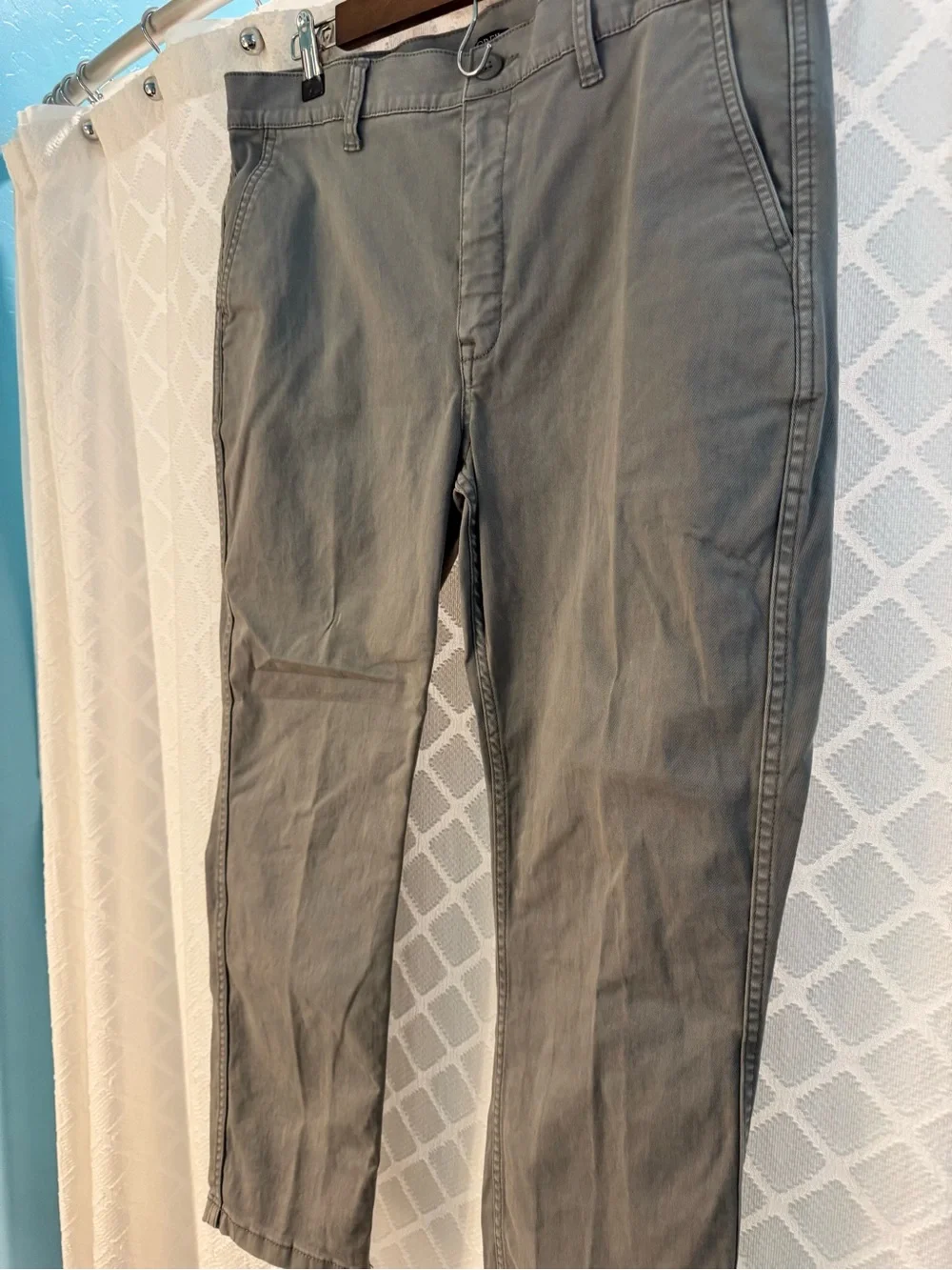 J. Crew Men's Grey Cotton Chino Pants
